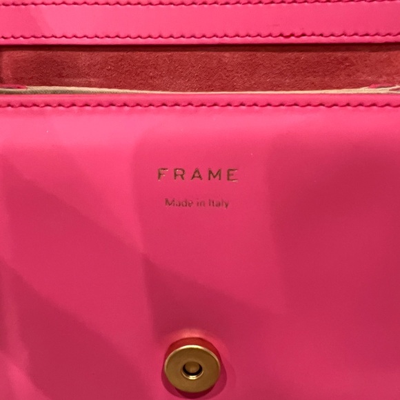 Frame Le Signature mini handbag vibrant pink - Picture 6 of 8